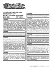 Installation Instructions